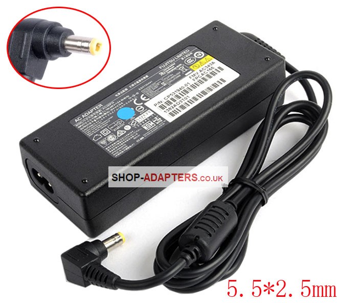 thumbnail image 2 of Ablegrid 90W AC Adapter Charger For Fujitsu Lifebook LH532, LH531, NH751, E751 Laptops 2 of 6